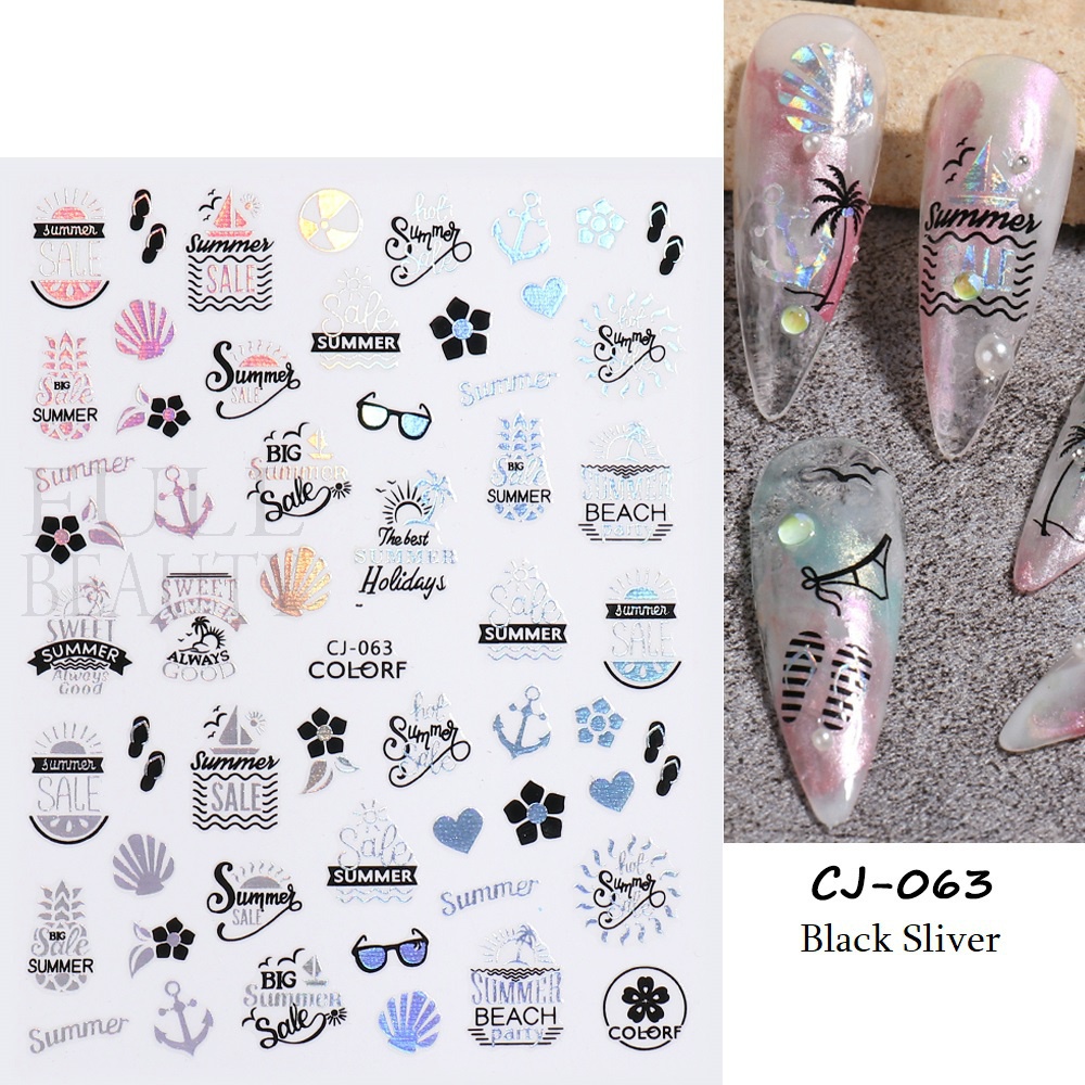 Miếng Dán Trang Trí Móng Tay 3D CHCJ055-063