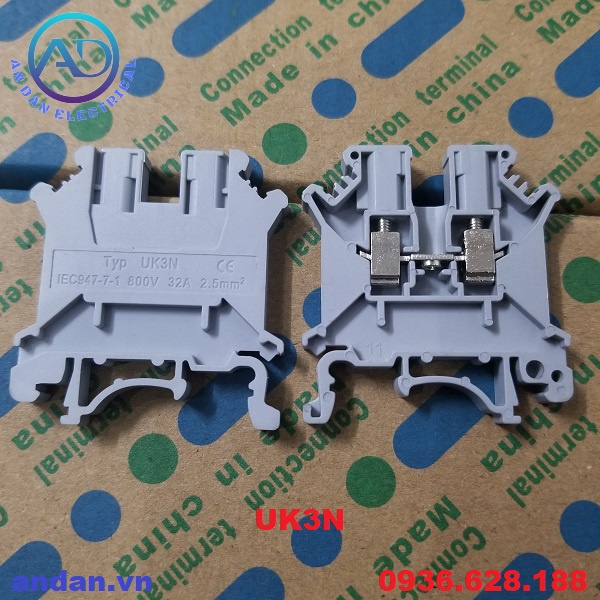 Cầu đấu dây UK UK2.5B UK3N UK5N UK6N UK10N , E/UK, D-UK2.5BG D-UK3/10, FBI 10-5, FBI 10-6, UKK3, UKK5