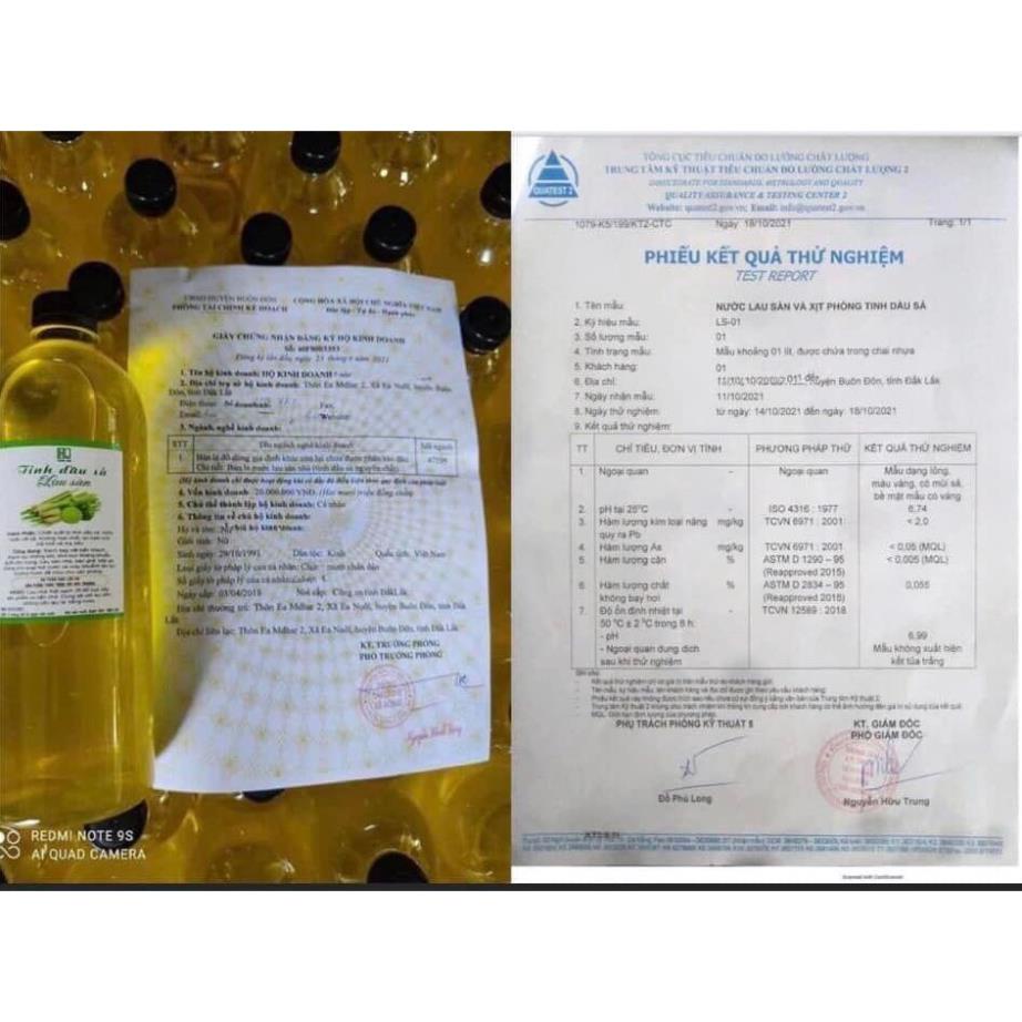 Nước Lau Sàn Tinh Dầu Sả, quế, bạc hà -  [1 lít] Xua Đuổi Các Loại Côn Trùng Có Hại [100% TỰ NHIÊN]