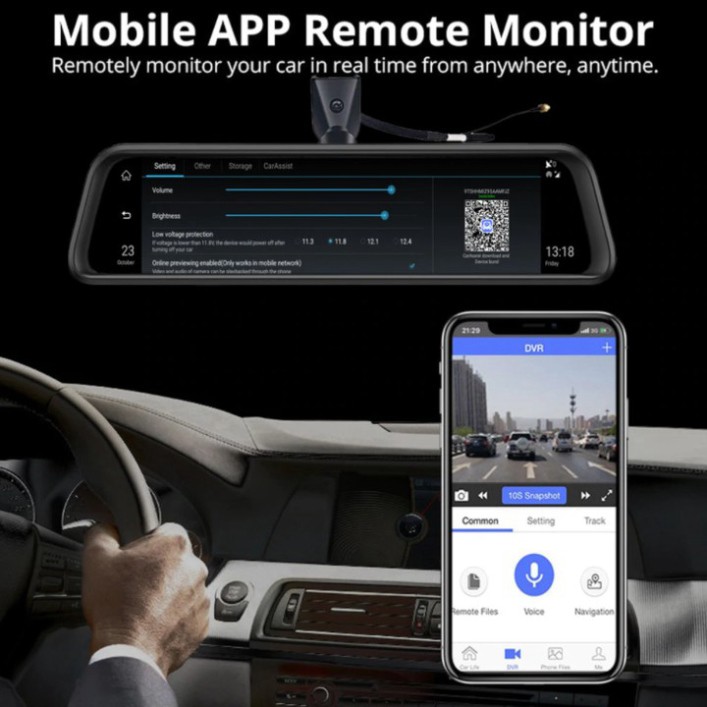 Sản Phẩm Camera hành trình 360 độ gắn gương ô tô, thương hiệu cao cấp Whexune - Mã sản phẩm K960 | BigBuy360 - bigbuy360.vn
