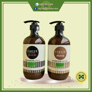 Bộ Dầu Gội Xả CSmeer Argan Phục Hồi 500ml/750ml