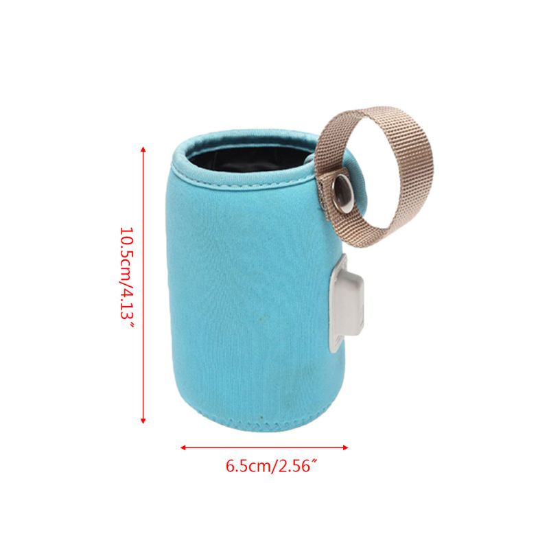 Vỏ bọc bình sữa hâm nóng cách nhiệt chống trượt chống bỏng cổng USB cho bé
