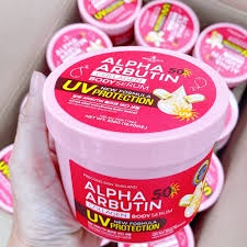 [Chuẩn Thái] Kem Dưỡng Trắng Da Chống Nắng Alpha Arbutin SPF 50+ New UV Cream Protection 500ml