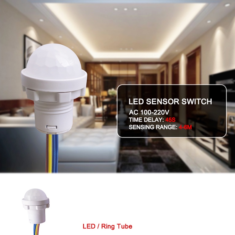 Đèn led mini cảm biến chuyển động tự động 110-220v mini chất lượng