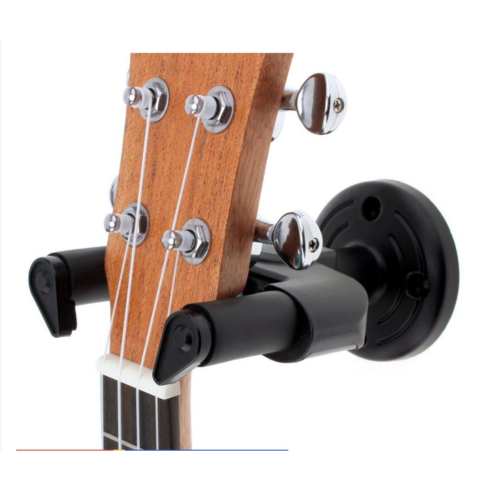 GIÁ TREO ĐÀN GUITAR UKULELE GẮN TƯỜNG - MÓC TREO ĐÀN GUITAR - TÙY CHỈNH LỚN NHỎ - XOAY ĐƯỢC 180