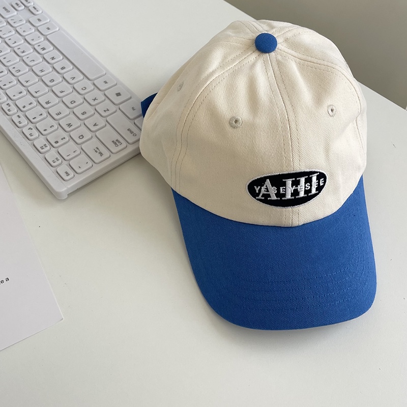 Mũ Lưỡi Trai Mềm Phối Màu Tương Phản Phong Cách Hàn Quốc Dễ Phối Đồ