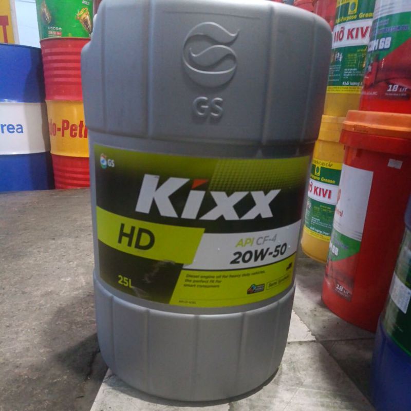 Dầu Động cơ Kixx HD CF-4 20W50 25 lít