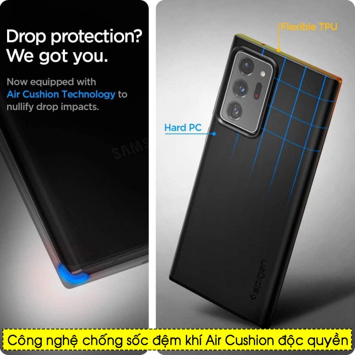 Ốp lưng Samsung Note 20 Ultra Spigen Thin Fit - Hàng Chính Hãng