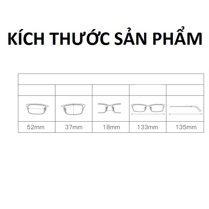 Kính viễn thị lão thị nam nữ mắt Thủy tinh cao cấp sẵn độ có hộp và khăn