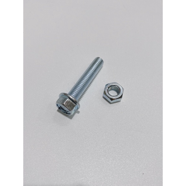 Ốc bulong 8li40 8li4 sắt xi tặng kèm tán sử dụng chìa khoá 12 hoặc T12