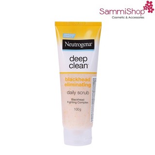 Sữa rửa mặt ngăn ngừa mụn đầu đen Neutrogena Deep Clean Blackhead eliminating daily 100g
