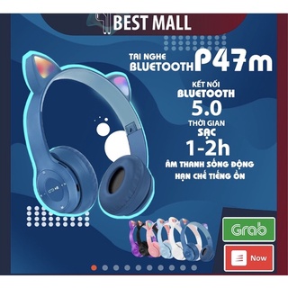 Tai nghe mèo bluetooth p47m pro-bảo hành 6 tháng