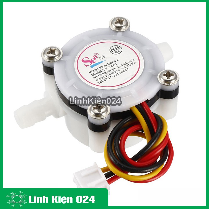 Cảm Biến Lưu Lượng Nước YF-S401 3-6L/min Máy Lọc Nước Máy Pha Cafe