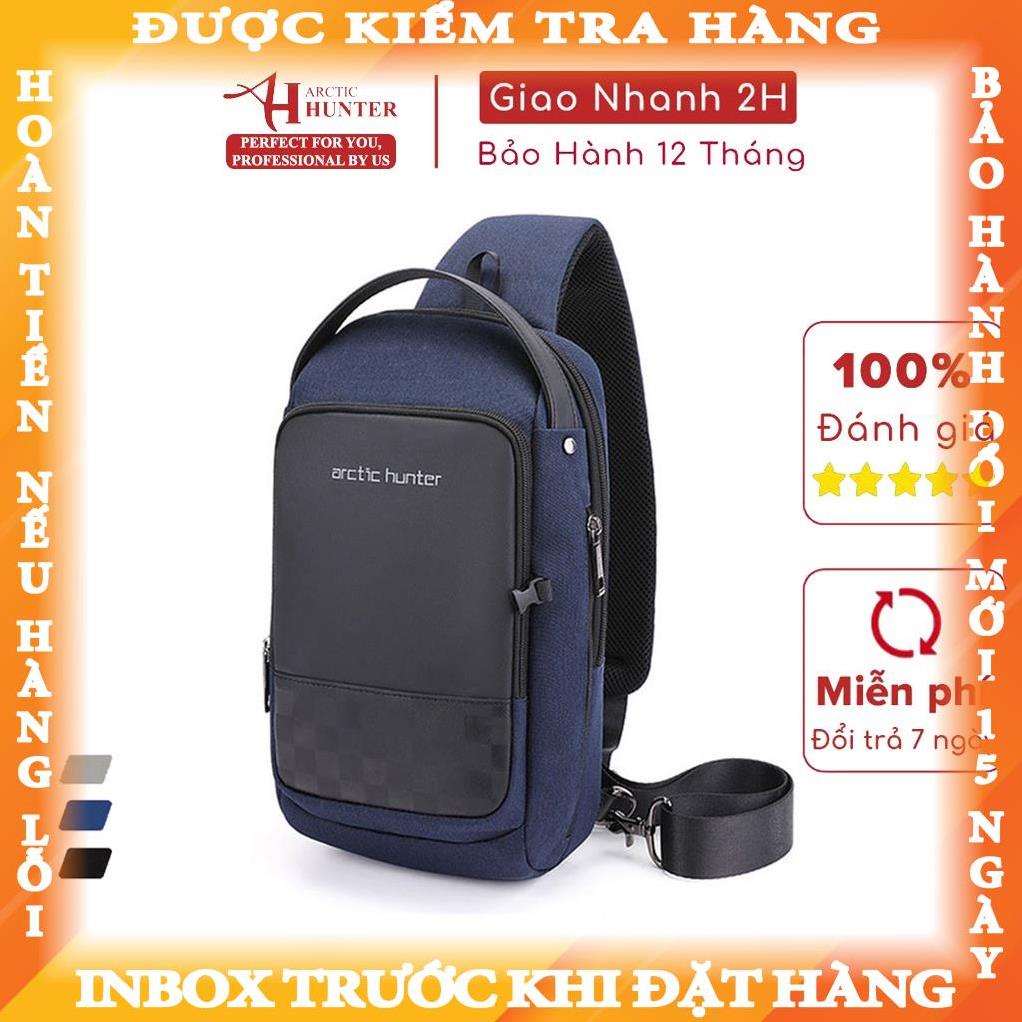 Balo đeo chéo Arctic Hunter chất liệu Oxford chống thấm nước - XB00105 trangoc
