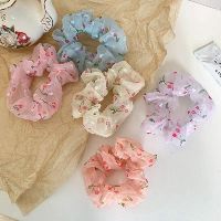 (Hình thật) Cột tóc buộc tóc Cherry Scrunchies