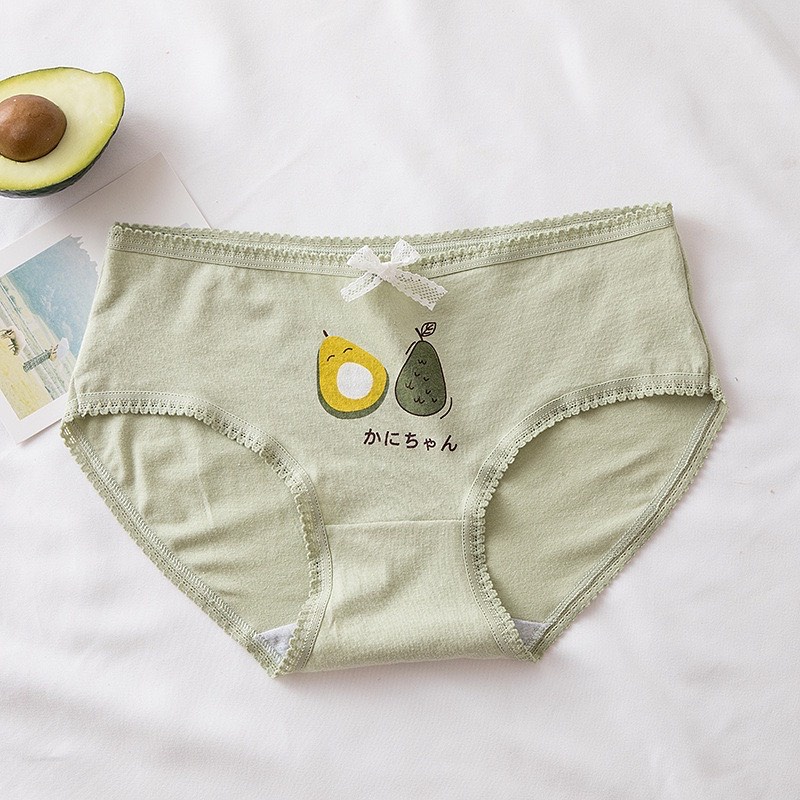 QUẦN LÓT COTTON QUẢ BƠ SIÊU KUTE