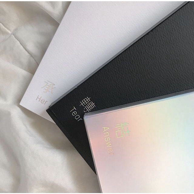 ẢNH CARD 𝘽𝙏𝙎 LOVE YOURSELF 𝙃𝙀𝙍, 𝙏𝙀𝘼𝙍, 𝘼𝙉𝙎𝙒𝙀𝙍...