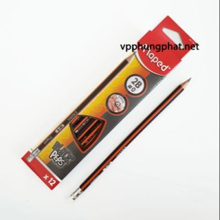 Hộp 12 bút chì gỗ maped