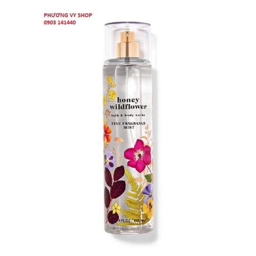 Xịt thơm toàn thân hương nước hoa BBW HONEY WILDFLOWER