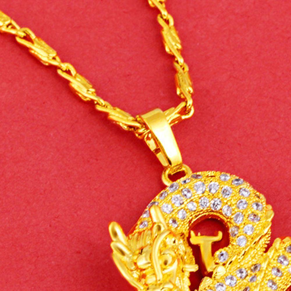 ♪Con đường♪ Vòng cổ Hình Rồng Phong Cách Hip Hop Cá Tính