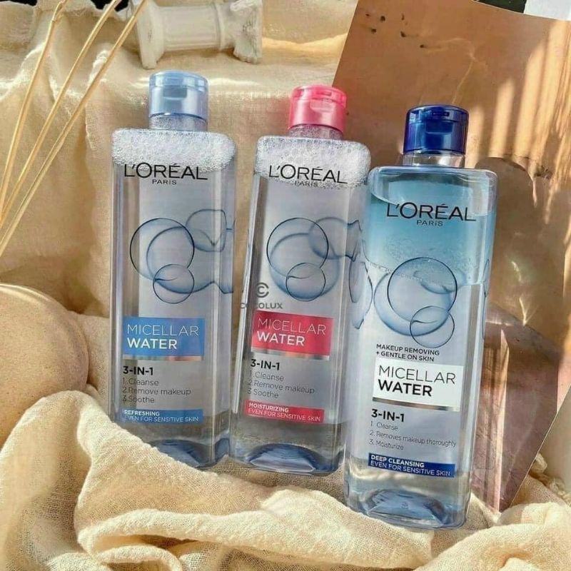 Nước Tẩy Trang Loreal - L'Oreal 3 In 1 Micellar 400ml
