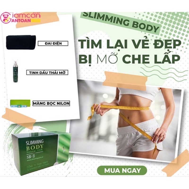 Bộ đai ủ nóng slimming body SB-II