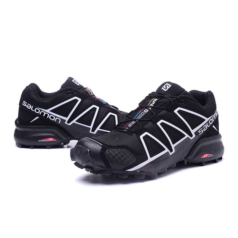 Giày thể thao màu đen unisex salomon mẫu mới siêu nhẹ, cho chạy bộ leo núi dã ngoại