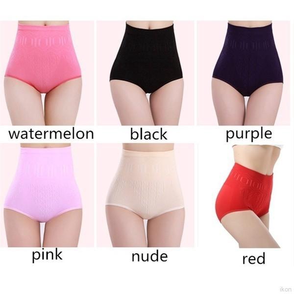 Quần Lót Eo Cao Định Hình Cơ Thể Chất Liệu Thông Thoáng Cho Nữ