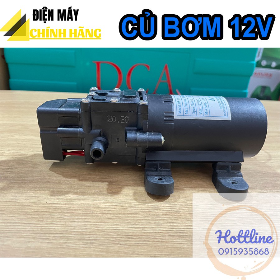 Bơm Tăng áp mini, Củ Bơm 12v, bể cá cảnh, tưới cây