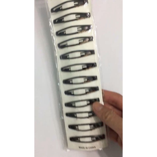Kẹp tóc cong vỉ 12 chiếc kẹp tóc xinh xắn thời trang Hàn Quốc
