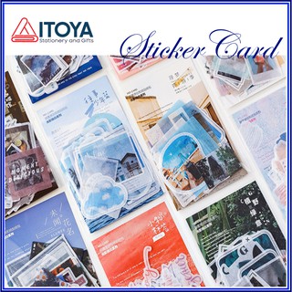 Hình dán trang trí Sticker MO Card, bộ 40 miếng