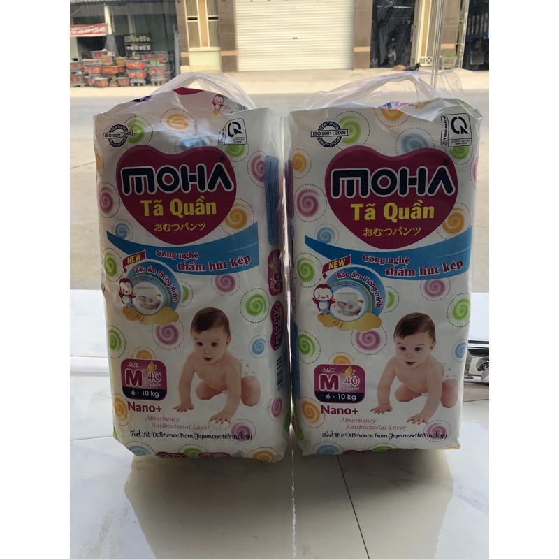 Bỉm quần MoHa m40.60/l36.54/xl32