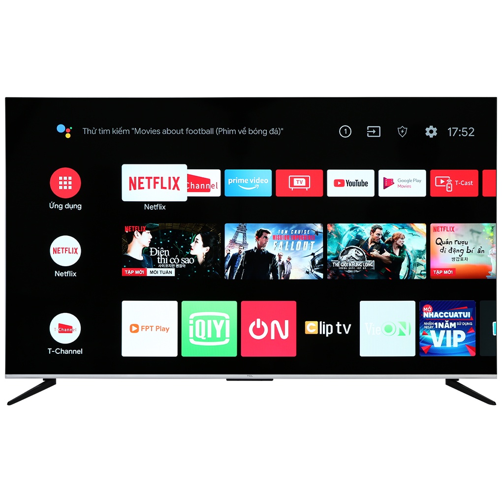 65P737- Google Tivi TCL 4K 65 inch 65P737 Hệ điều hành Google TV,Remote thông minh - giao miễn phí HCM