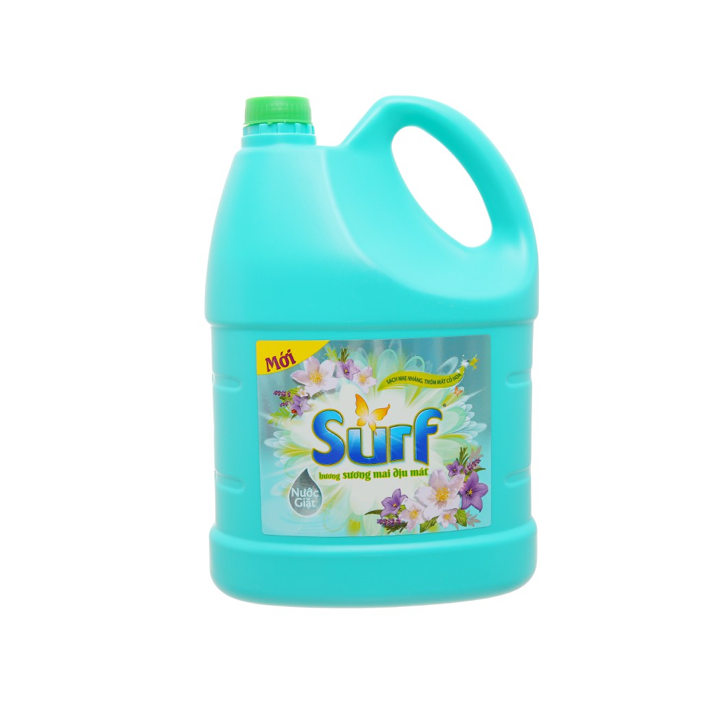 Nước giặt Surf hương sương mai / hương cỏ hoa diệu kì 3,8kg