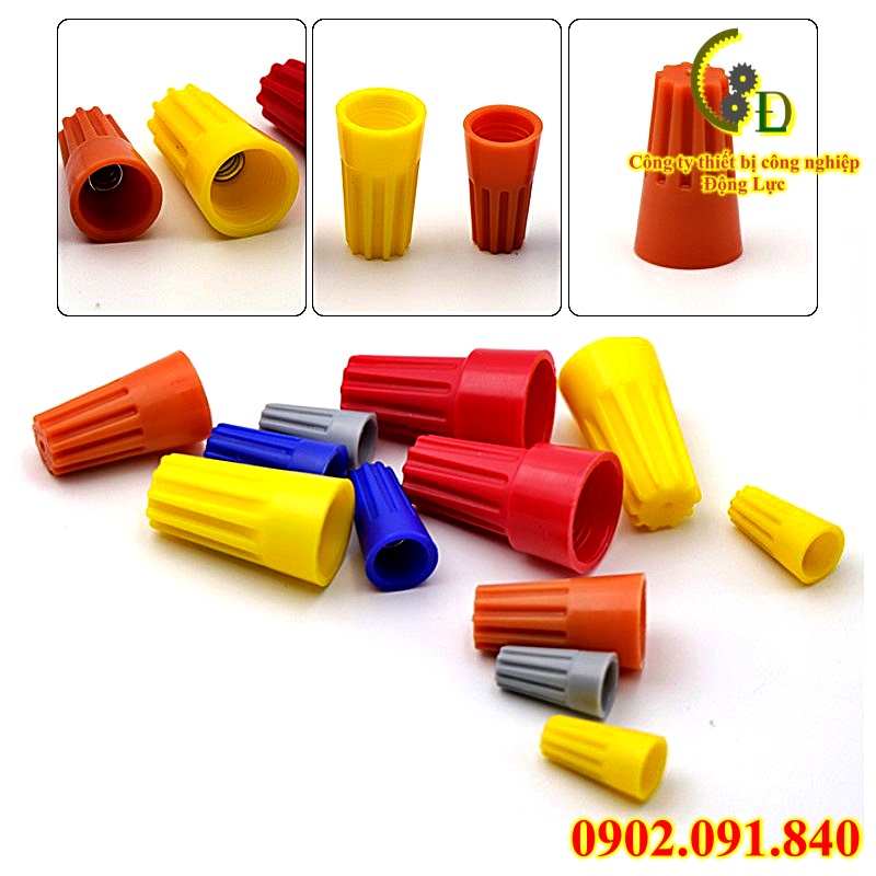 Đầu cos nối xoắn dây điện, cút nối nhanh, đầu cốt đồng đấu bình ắc quy xe đạp, xe máy, loa âm thanh P1-2-3-4-6