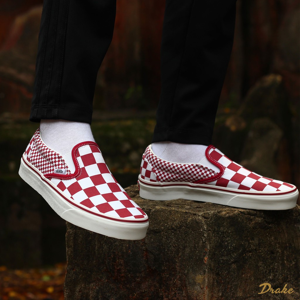 Giày sneakers Vans Slip-On Mix Checker VN0A38F7VK5