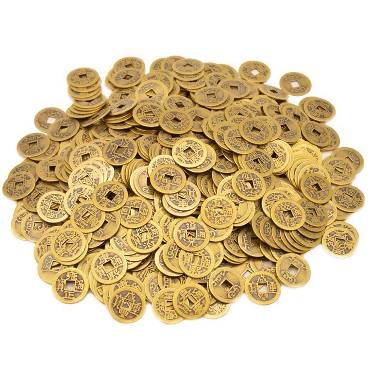 Đồng tiền xu cổ vật phẩm Phong Thủy hút tài lộc