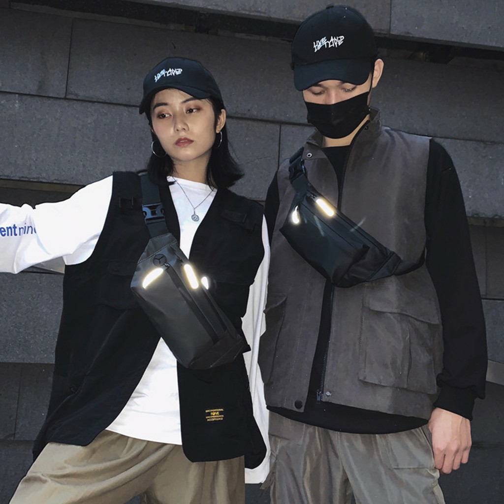 Túi đeo chéo thời trang Hàn Quốc mini vải chống thấm nước 2021