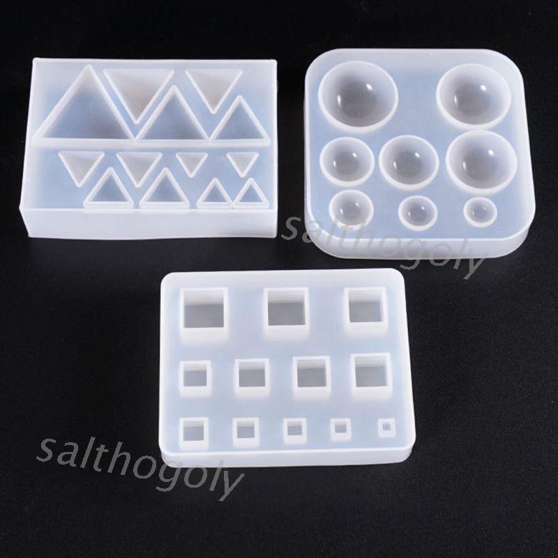 Khuôn Silicon Làm Trang Sức Hình Tam Giác / Tam Giác Sáng Tạo