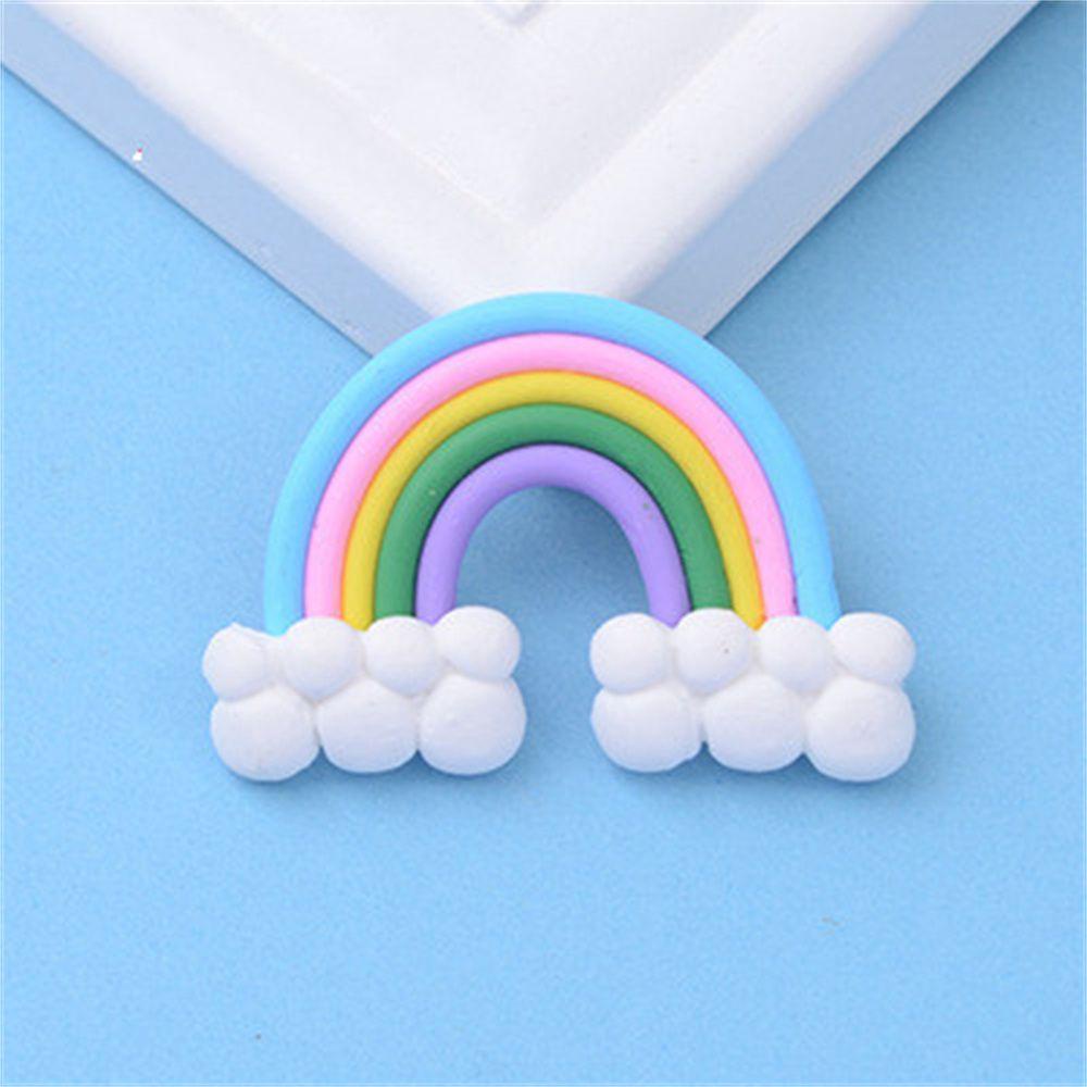 YNATURAL Que Cắm Trang Trí Bánh Sinh Nhật Hình Cầu Vồng