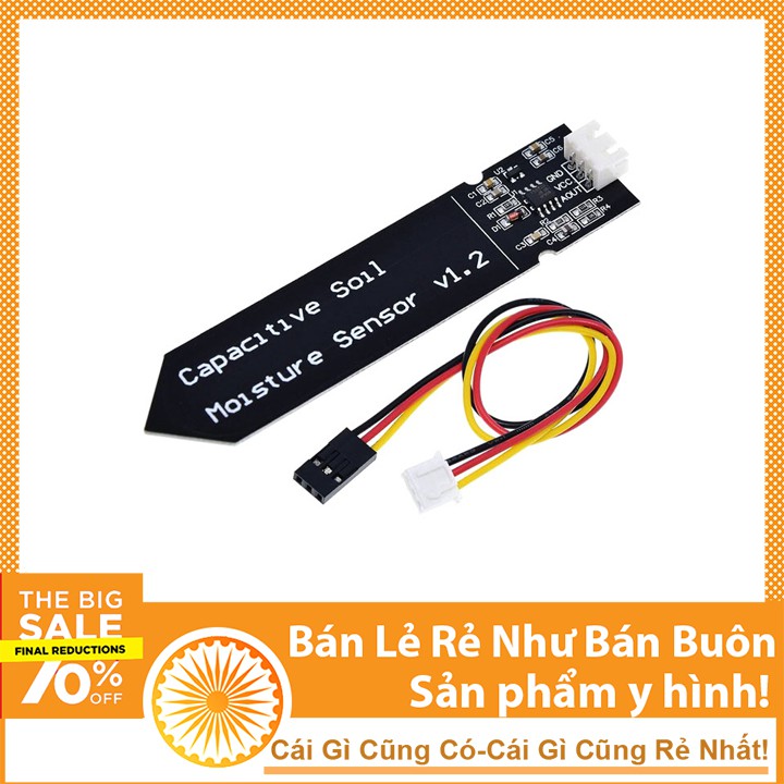 Cảm Biến Độ Ẩm Đất Điện Dung Arduino V1.2