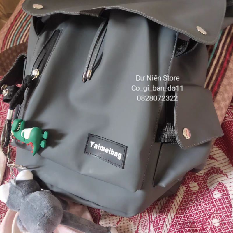 (Hàng Sẵn) Balo Thời Trang Nam Nữ Vải Oxford Màu Trơn.