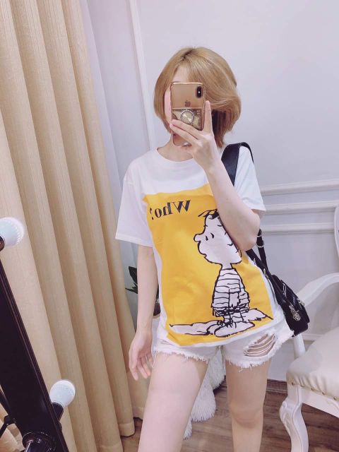 [ Sale Sốc _Hàng tag mác xịn] Áo phông who? nữ giấu quần , chất cotton 100% | BigBuy360 - bigbuy360.vn