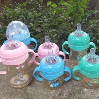 Bình sữa ppsu cổ rộng quai cầm babuu baby 120ml/240ml