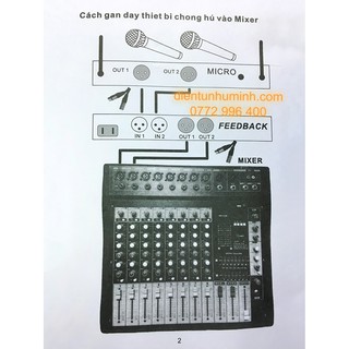 máy chống hú rít micro FEEDBACK XTR 2.0