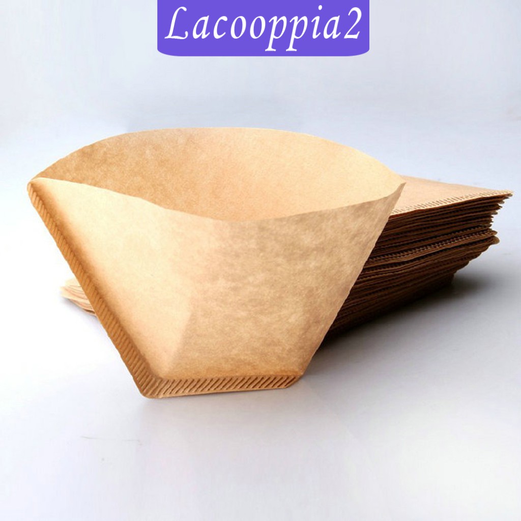 100 Giấy Lọc Cà Phê Kích Thước 2-4 2-4 Màu Nâu