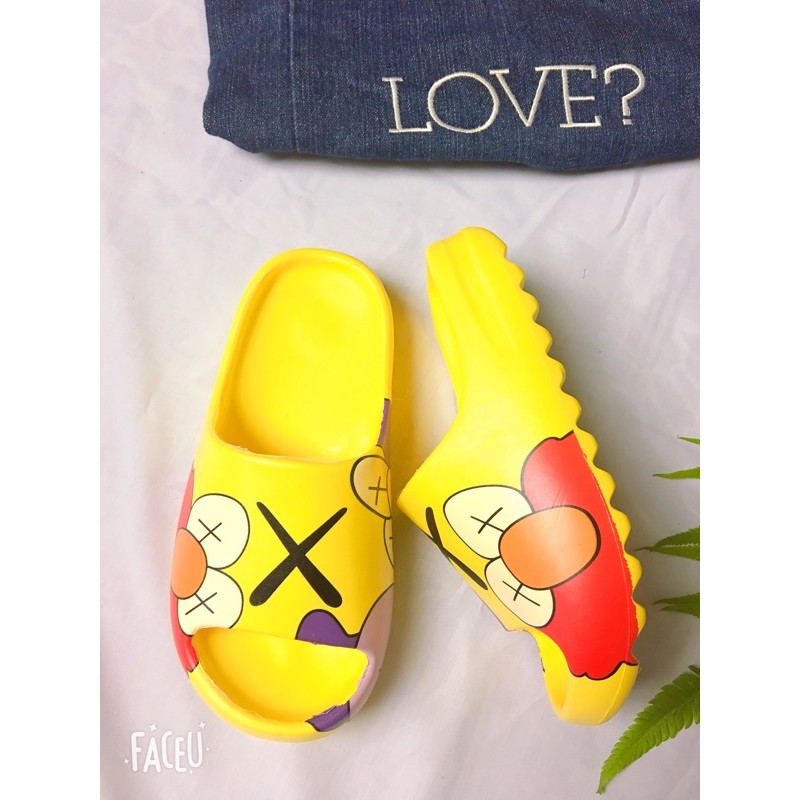 Dép lê YZ slide phiên bản giới hạn, dép quai ngang chất liệu EVA siêu nhẹ
