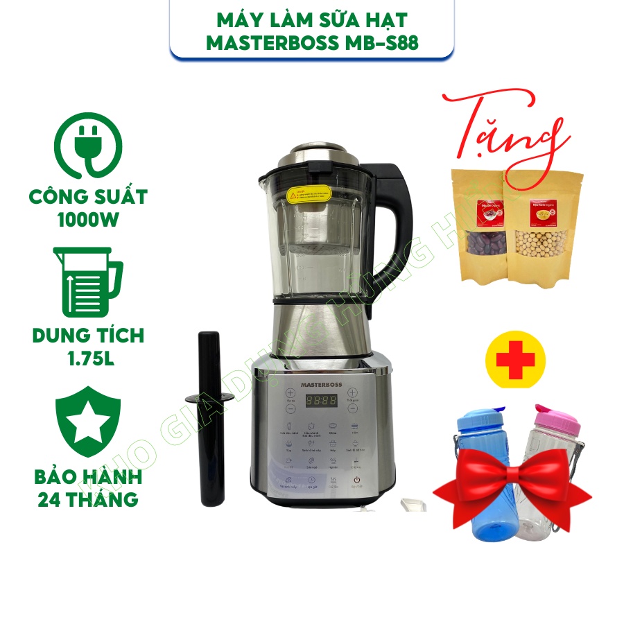 Máy làm sữa hạt đa năng Master Boss-MB-S88 - Bảo Hành 12 Tháng