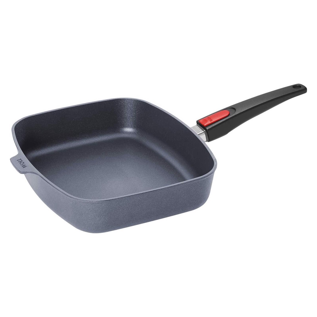 Chảo vuông có chuôi Woll Diamond Lite Fry Pans square tay cầm tháo rời, sử dụng cho mọi loại bếp - Hàng chính hãng Đức