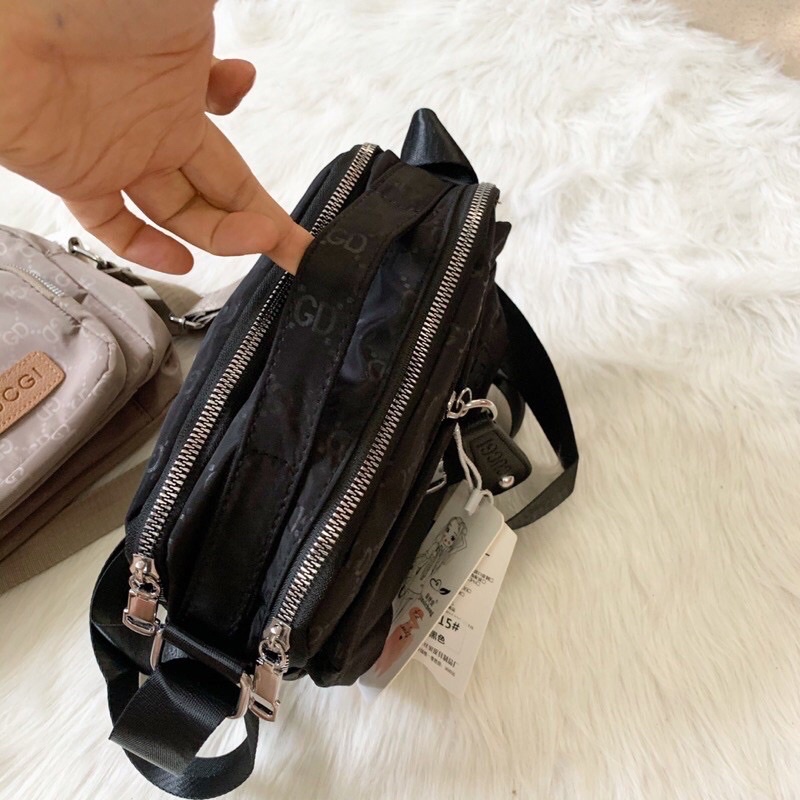 Túi dù ẩn đeo chéo đi chợ hàng chuẩn đẹp